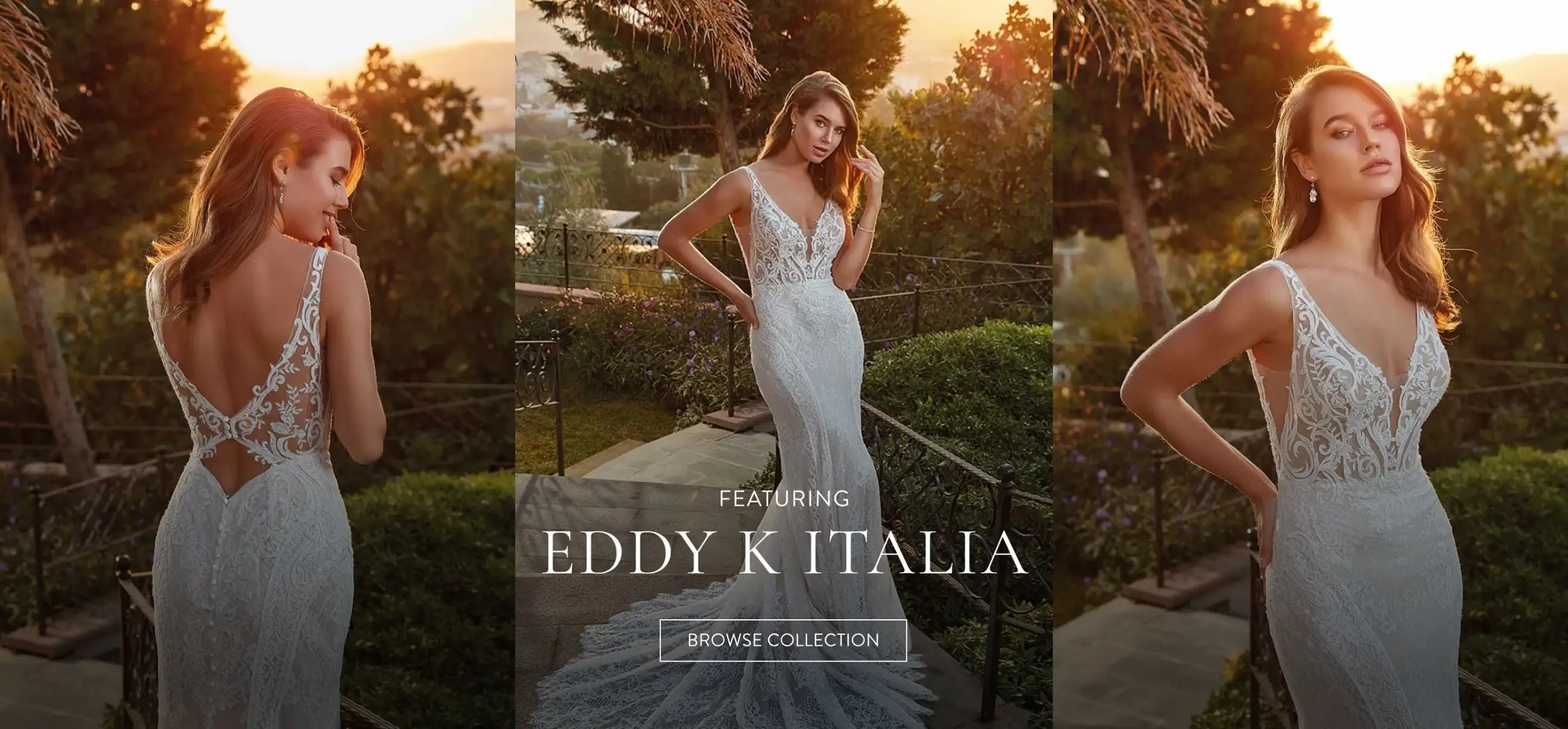 Women wearing a mermaid bridal dress