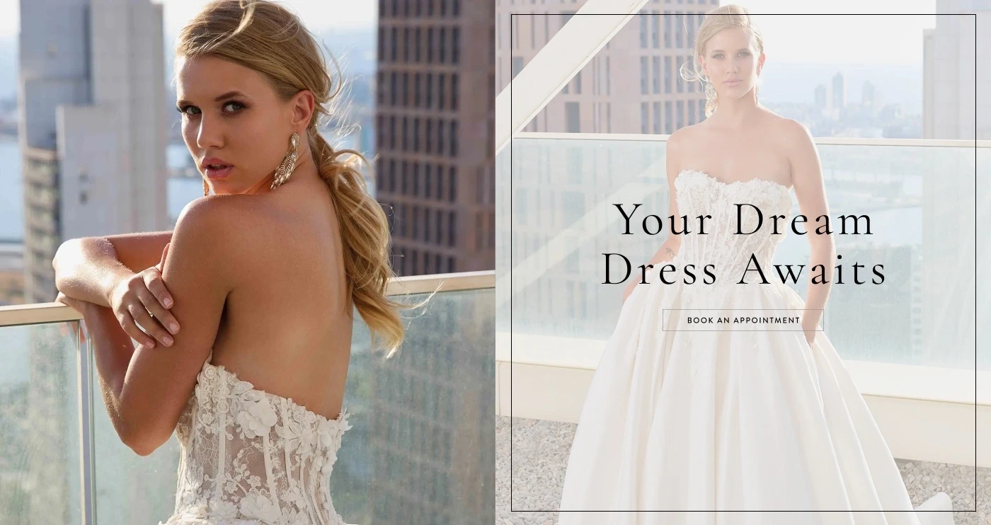 Your dream dress awaits desktop banner